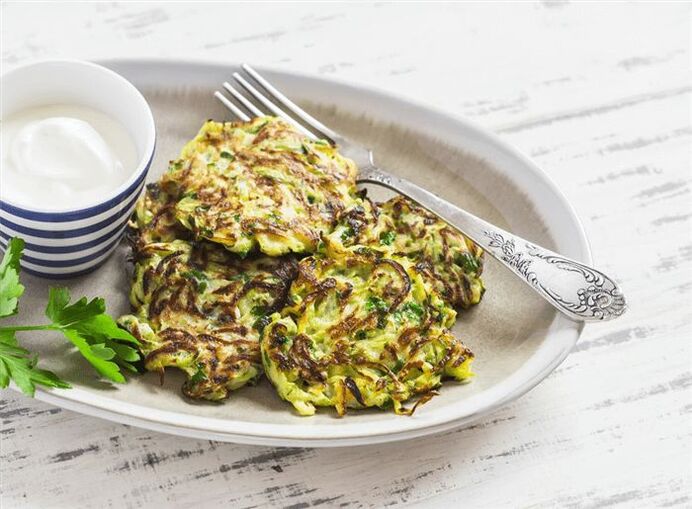 crêpes aux courgettes