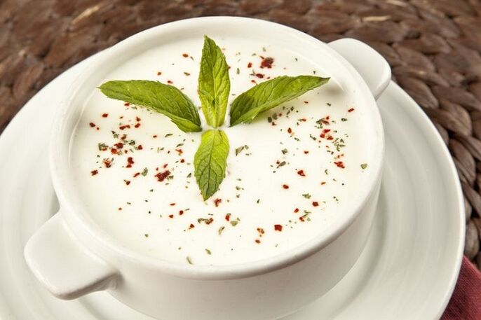 soupe au yaourt minceur