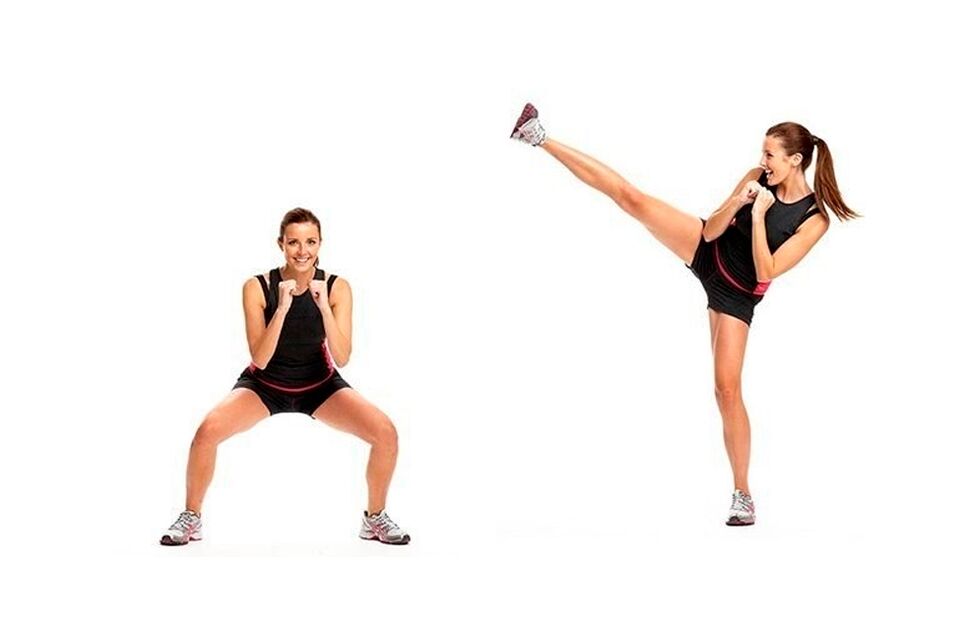 Swing Squats pour jambes minces